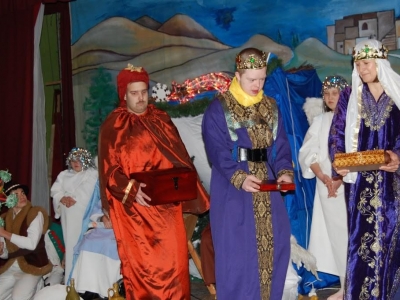 „Jasełka” w Gminnym Ośrodku Kultury w Łodygowicach - zdjęcia - zdjęcie13