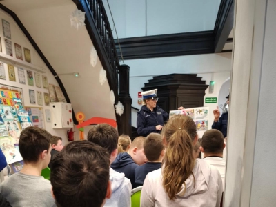 Bezpieczna zima - spotkanie z policjantkami - zdjęcie22