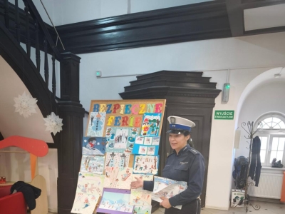 Bezpieczna zima - spotkanie z policjantkami - zdjęcie19