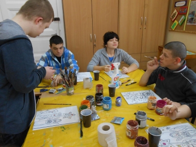 Warsztaty malowania na szkle - KOLĘDNICY - zdjęcia - zdjęcie5