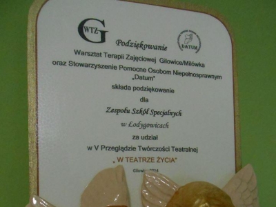 I MIEJSCE W V POWIATOWYM PRZEGLĄDZIE TWÓRCZOŚCI TEATRALNEJ W GILOWICACH - zdjęcia - zdjęcie9