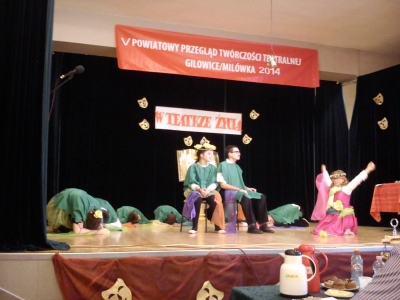 I MIEJSCE W V POWIATOWYM PRZEGLĄDZIE TWÓRCZOŚCI TEATRALNEJ W GILOWICACH - zdjęcia - zdjęcie1