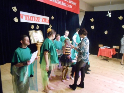 I MIEJSCE W V POWIATOWYM PRZEGLĄDZIE TWÓRCZOŚCI TEATRALNEJ W GILOWICACH - zdjęcia - zdjęcie2