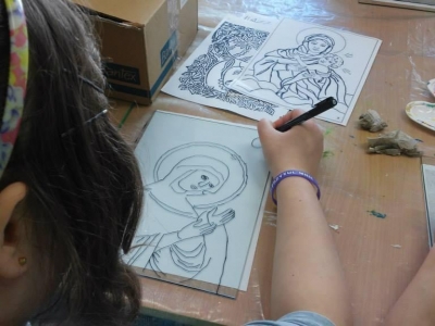 MALOWANIE NA SZKLE - GRANT - PROJEKT 