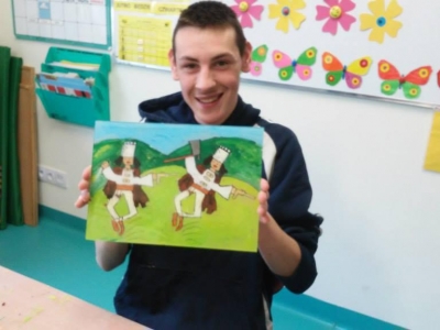 MALOWANIE NA SZKLE - GRANT - PROJEKT 