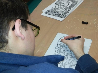 MALOWANIE NA SZKLE - GRANT - PROJEKT 