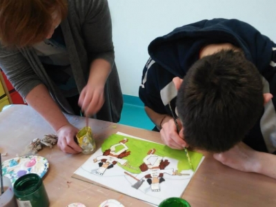 MALOWANIE NA SZKLE - GRANT - PROJEKT 