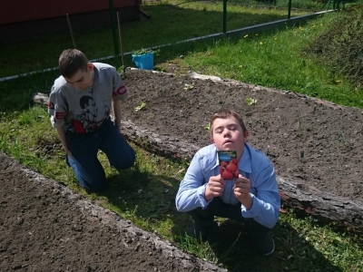 PRACE W OGRODZIE SZKOLNYM - zdjęcia - zdjęcie3