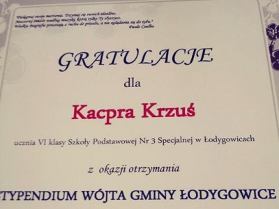 STYPENDIUM WÓJTA GMINY ŁODYGOWICE - zdjęcia - zdjęcie4