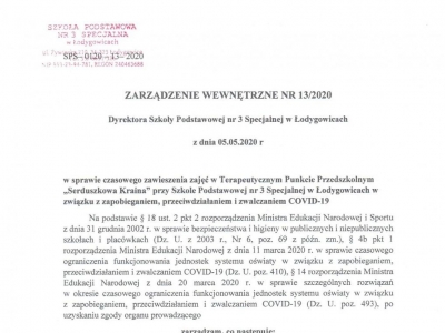 ZARZĄDZENIE - zdjęcie1