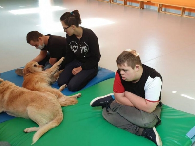 DOGOTERAPIA I HIPOTERAPIA W NASZEJ SZKOLE - zdjęcia - zdjęcie9